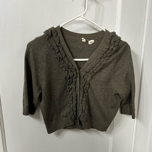 Moth Cropped Cardigan - Picture 1 of 5